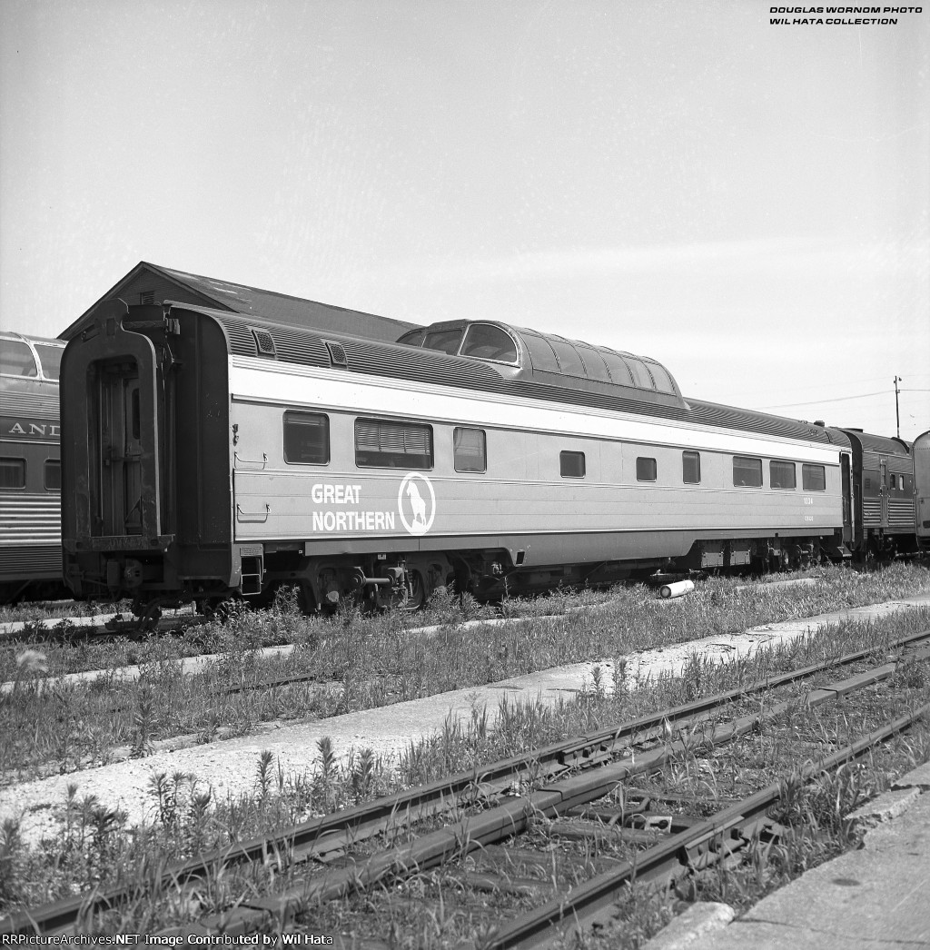CB&Q Dome Coach 1334